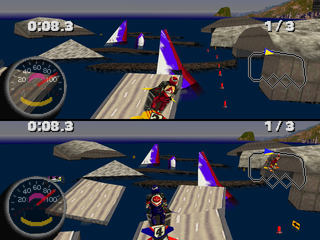 Jet Moto 2 screenshot 5 for Playstation